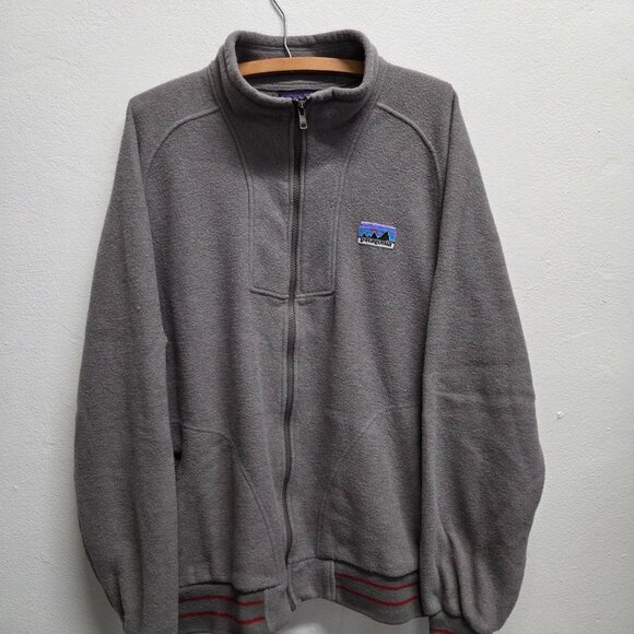 Patagonia Phil's Jacket Men's XL Gray Fleece Full Zip made in usa - Picture 1 of 3